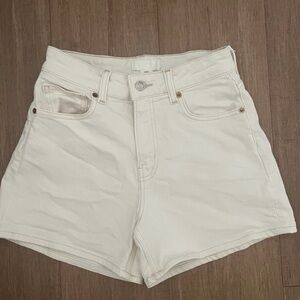 H&M Denim Shorts Women's High Rise Stretch